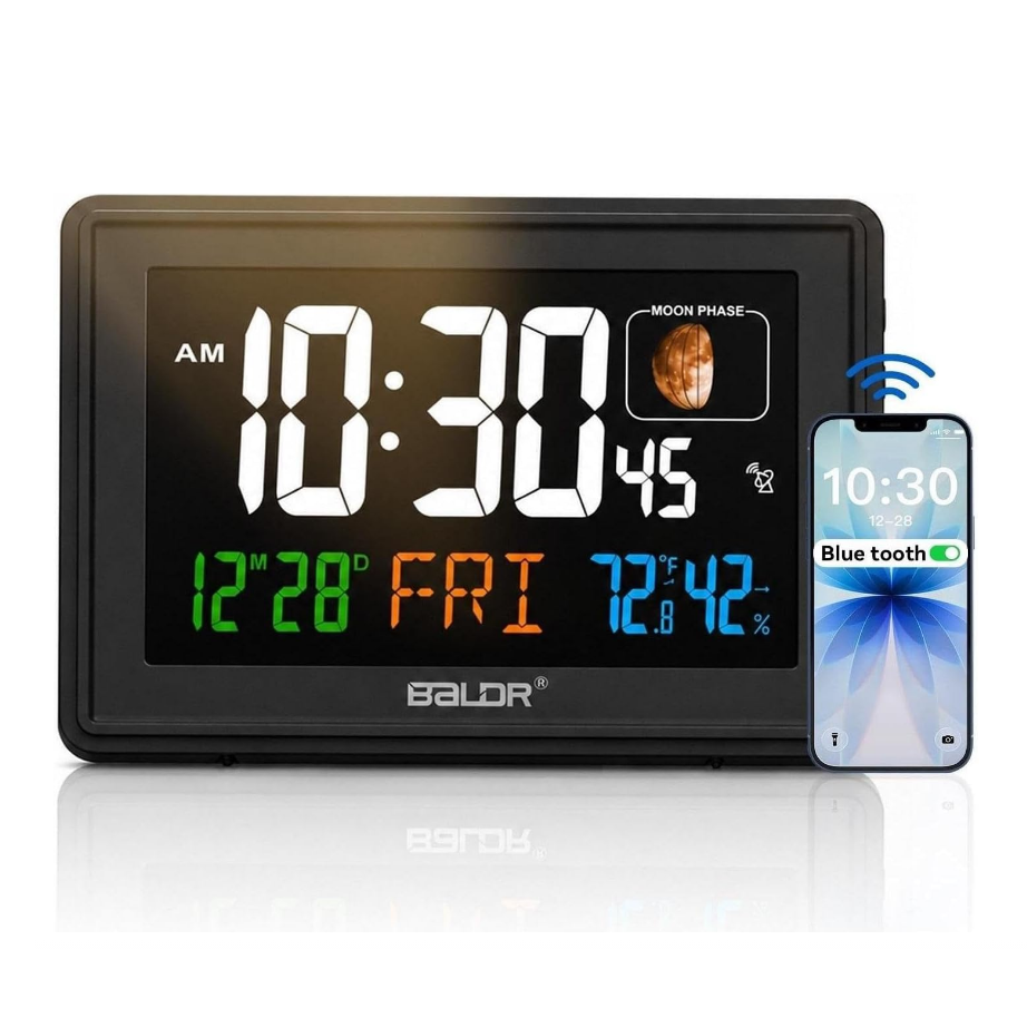 Baldr 359BT-BK Digital Clock with Bluetooth