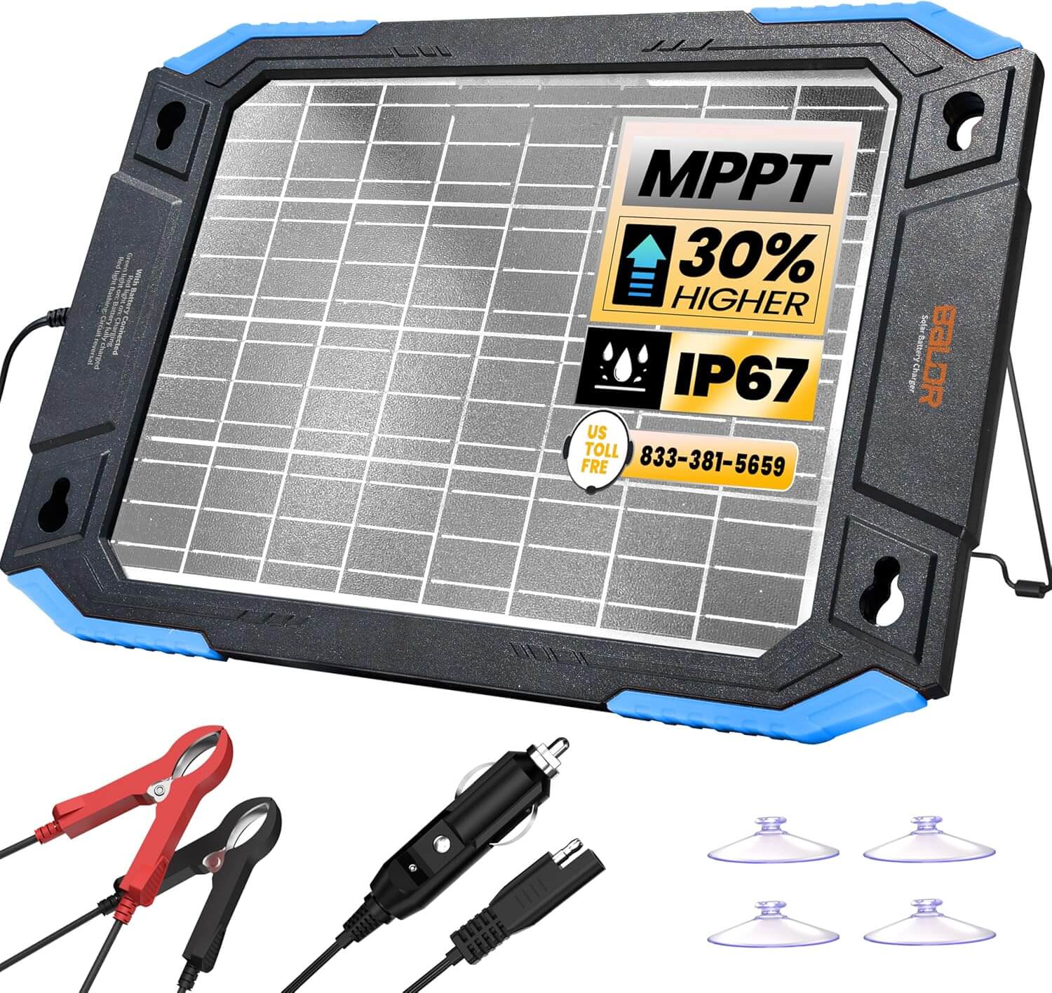 12V Solar Battery Charger