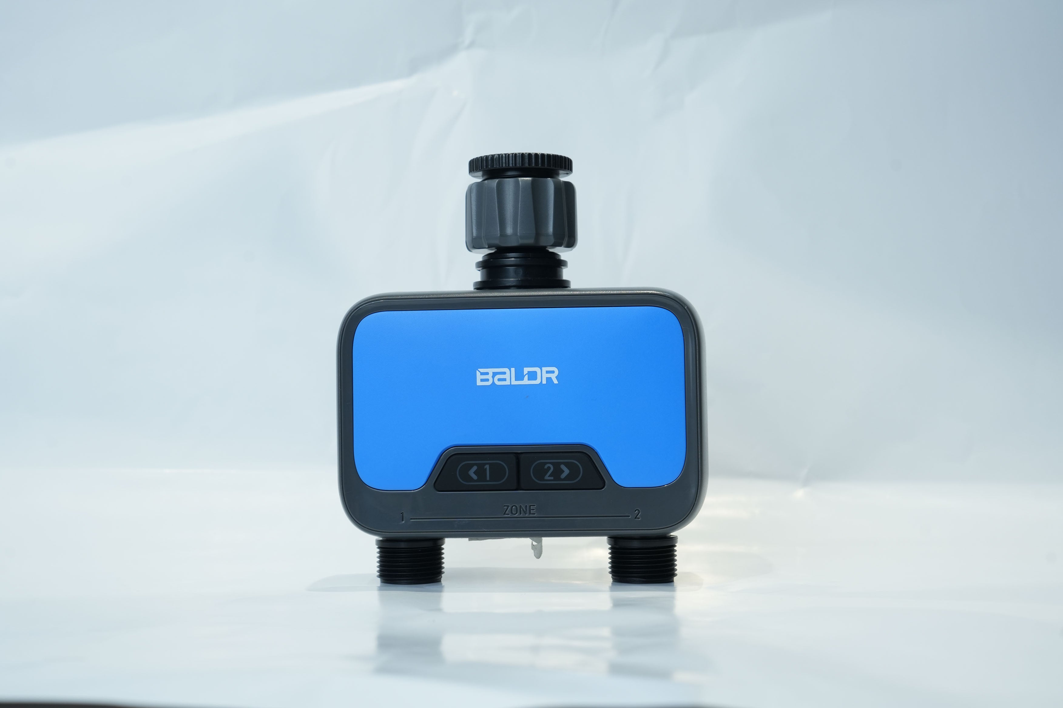 BALDR Bluetooth Water Timer for Garden Hose, Smart Hose Timer 2 Outlet(Not Hub), Wireless Sprinkler Watering Timer with Rain Delay, Automatic Irrigation System for Lawns and Yard