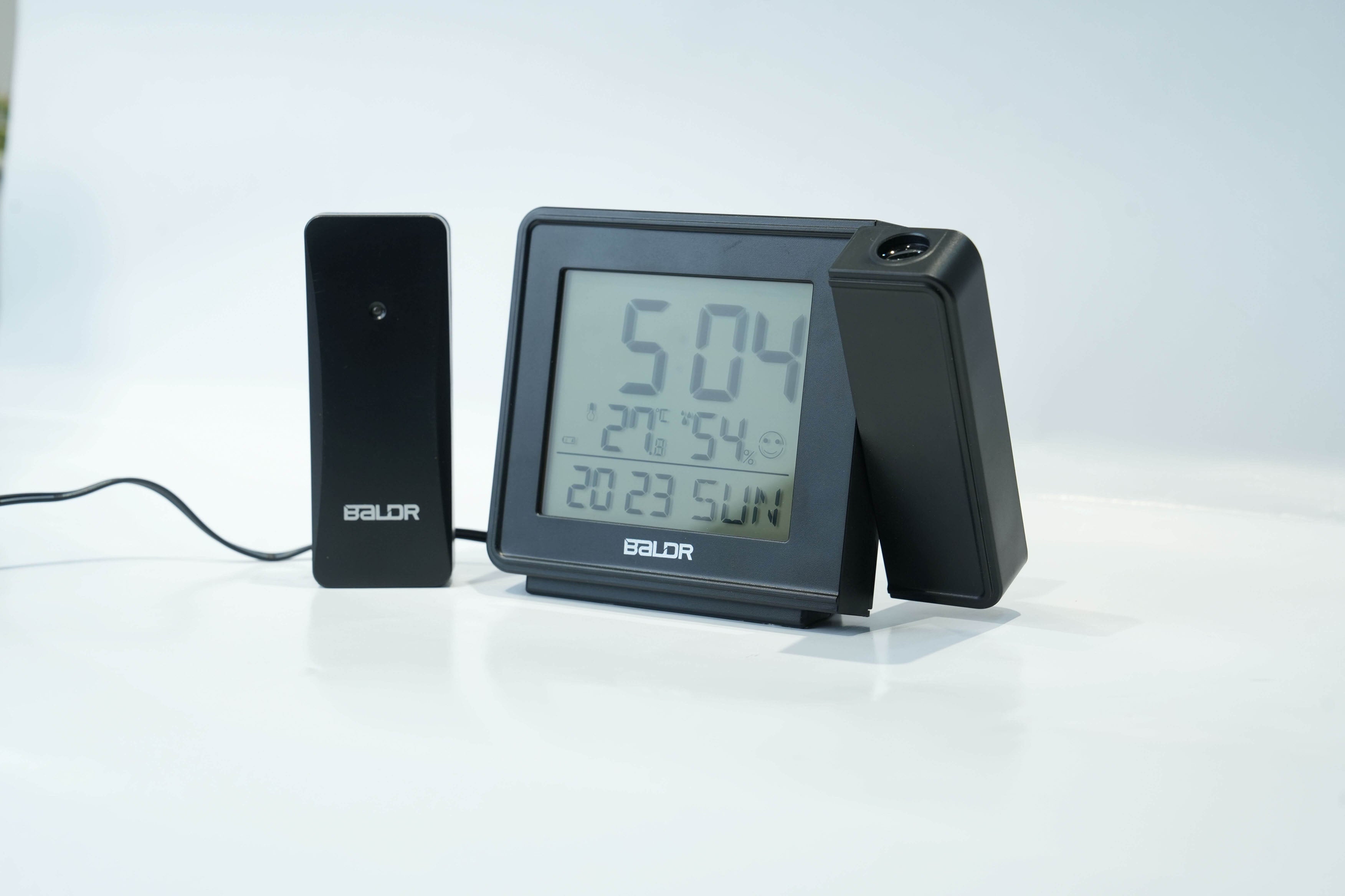 BALDR Lifetime Large Digital Clock with Day & Date, Customizable Alarms