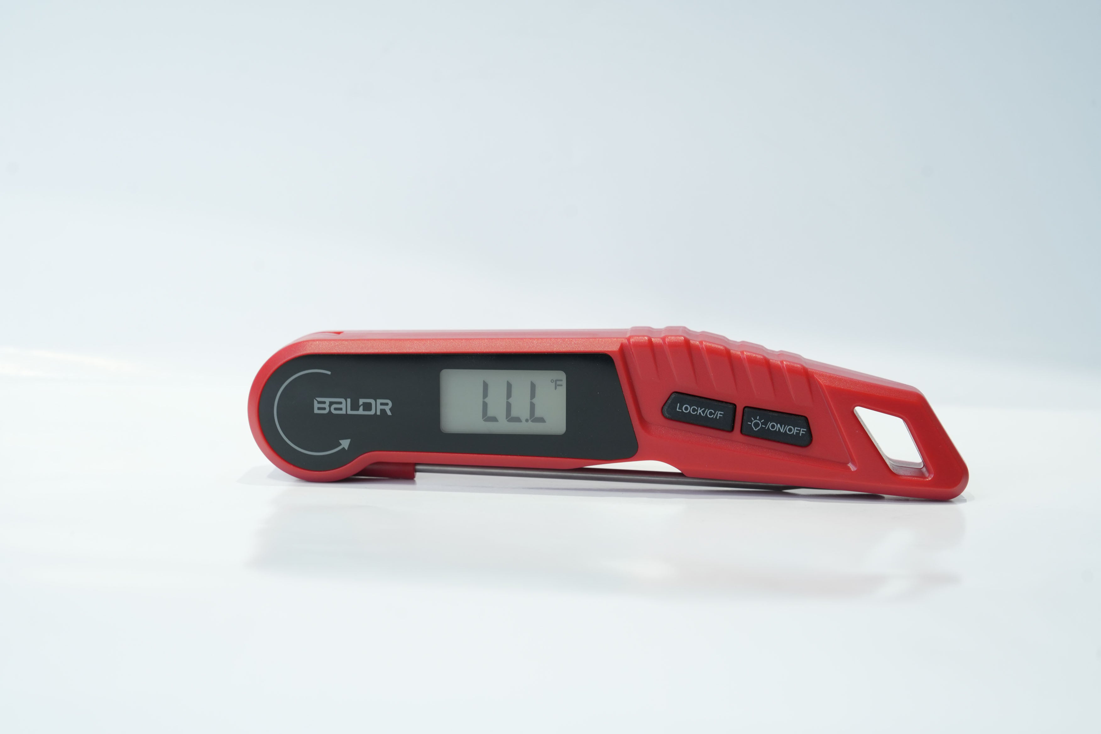 BALDR Digital Thermometer - Waterproof Digital Food Thermometer, Instant Read Thermometer for Cooking - Single Probe Thermometer for Cooking and Outdoor Grill Cooking BBQ Thermometer for Grill