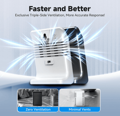 BaldrTherm Hygrometer – Solar-Powered Room Thermometer 2.2"