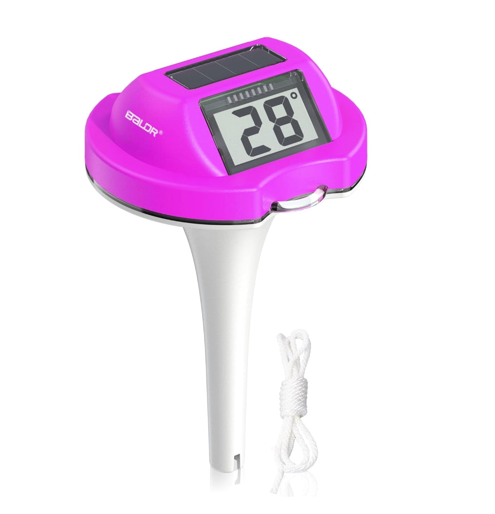 BALDR Floating Pool Thermometer – Easy Read Design (Purple)