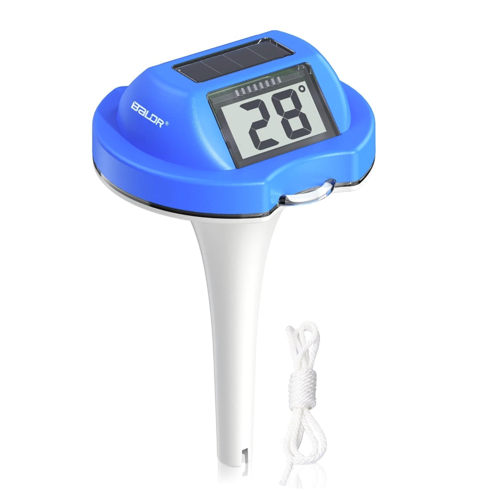 BALDR Floating Pool Thermometer – Easy Read (Dark Blue)