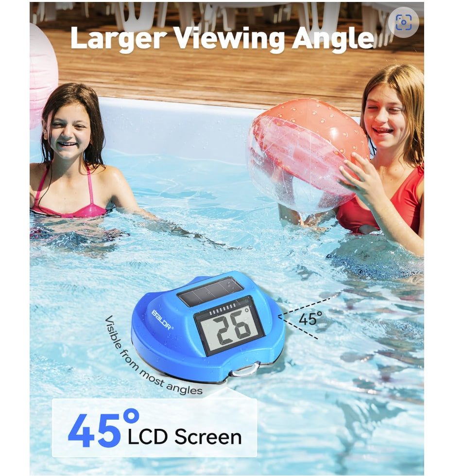 BALDR Pool Thermometer Floating Easy Read (Darkblue)