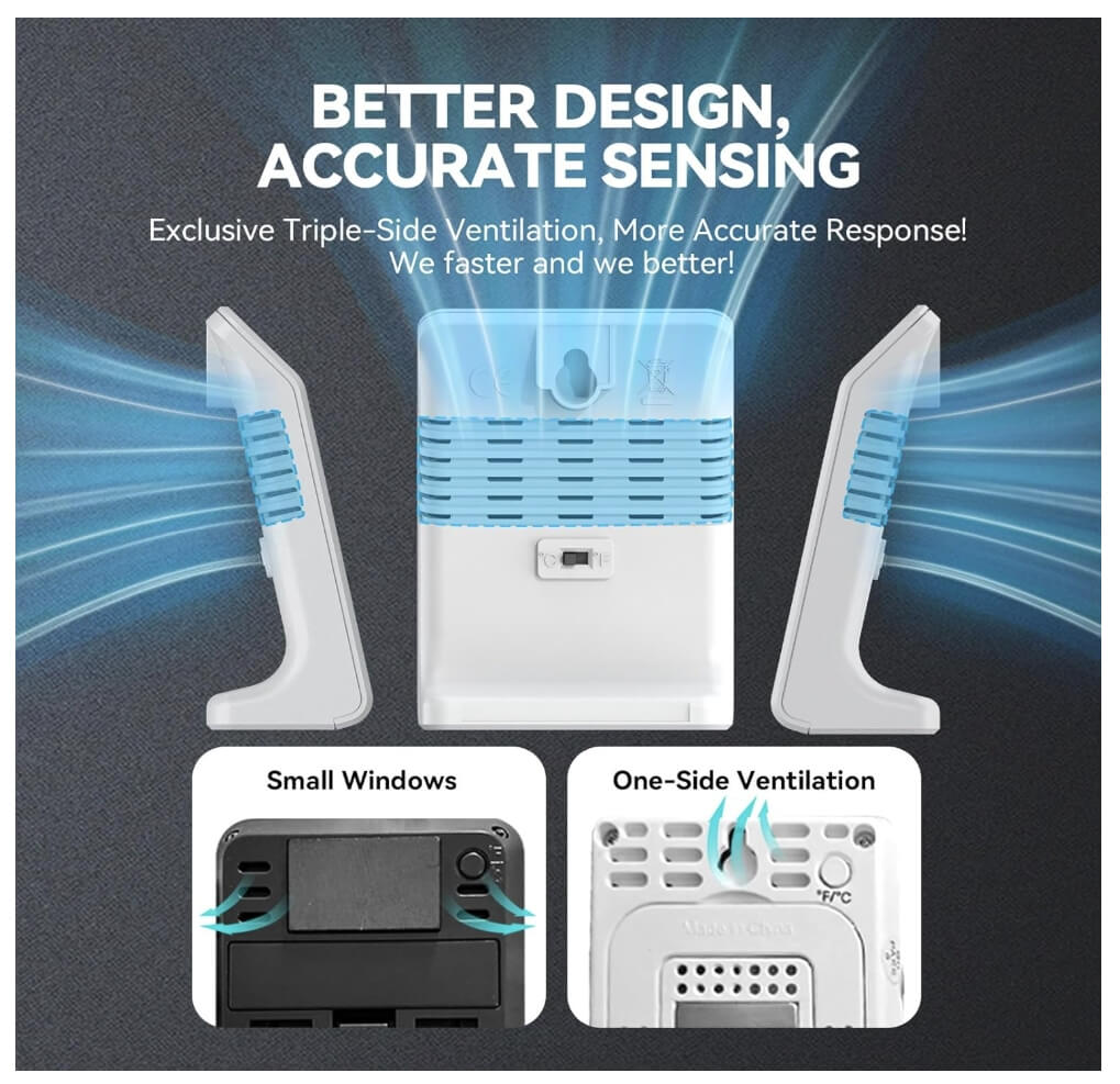 BaldrTherm 2.2'' Solar Thermometer & Hygrometer Meter 