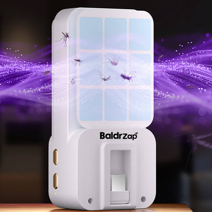 BaldrZap Multifunctional Fly Trap, Bug Zapper Indoor, Silence and Efficiency, Powerful Mosquito-Killing, Instant Relief