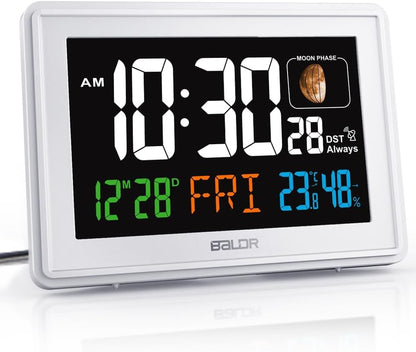 CL3592WH1 Digital Alarm Atomic Clock