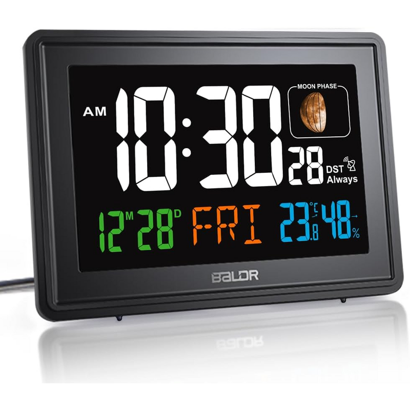 CL3592WH1 Digital Alarm Atomic Clock
