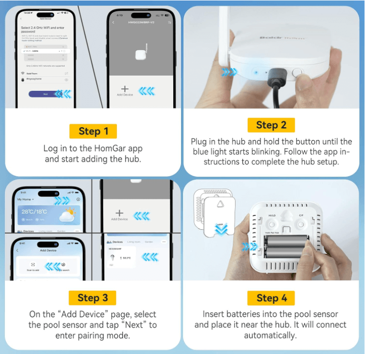 BaldrTherm Wireless Pool Thermometer with 360° LCD & App Control
