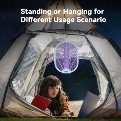 BaldrZap Foldable Multifunctional Electric Fly Swatter, Mosquito Swatter: Your Ultimate Indoor Anti - Mosquito Solution
