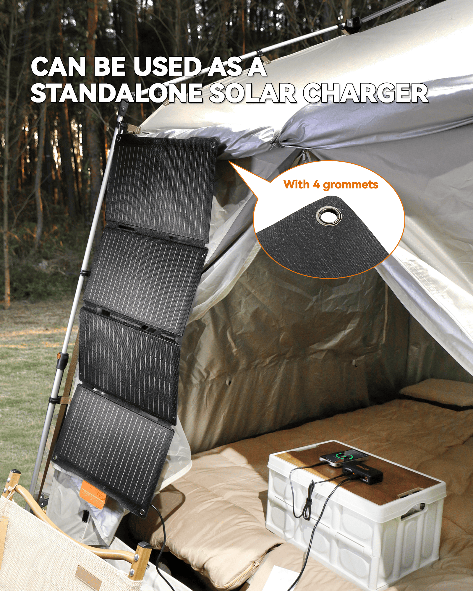 BALDR 300W Solar Generator with 60W Panel - Camping & Emergency Power