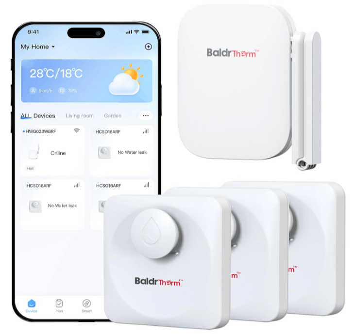 BaldrTherm Water Leak Detector 3-Pack