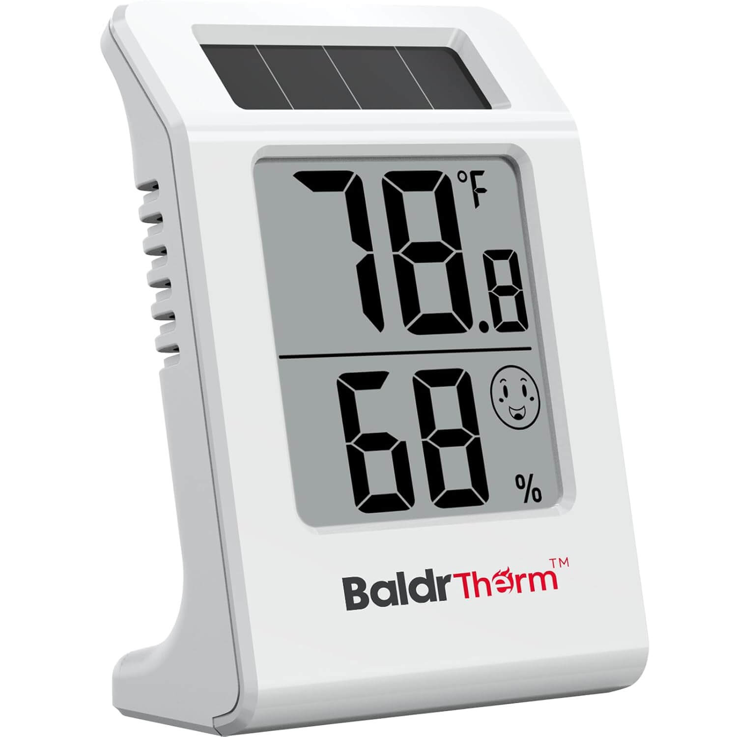 BaldrTherm 2.2'' Solar Thermometer & Hygrometer Meter – 1 Pack