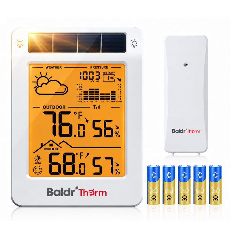 Baldr B0596WT2H2P-V1 Solar Wireless Weather Station