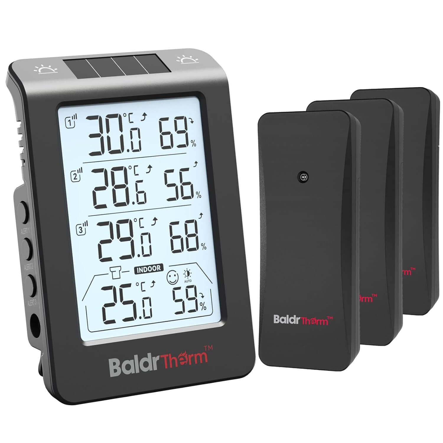 BaldrTherm Solar Outdoor Thermometer 