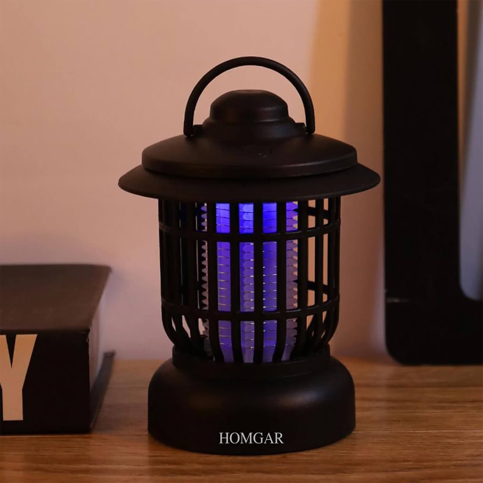HOMGAR Rechargeable LED Lamp, Electric mosquito lamp, Perfect for Indoor and Outdoor Use