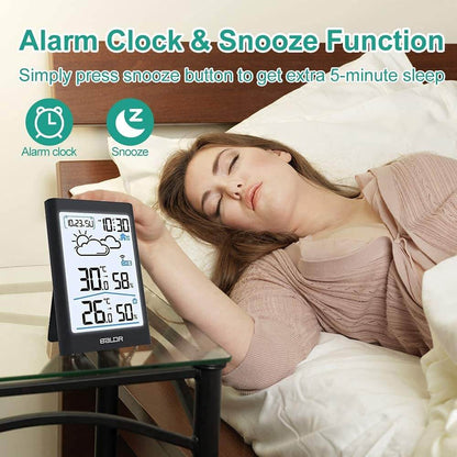 BaldrTherm Wireless Indoor & Outdoor Thermometer – Black