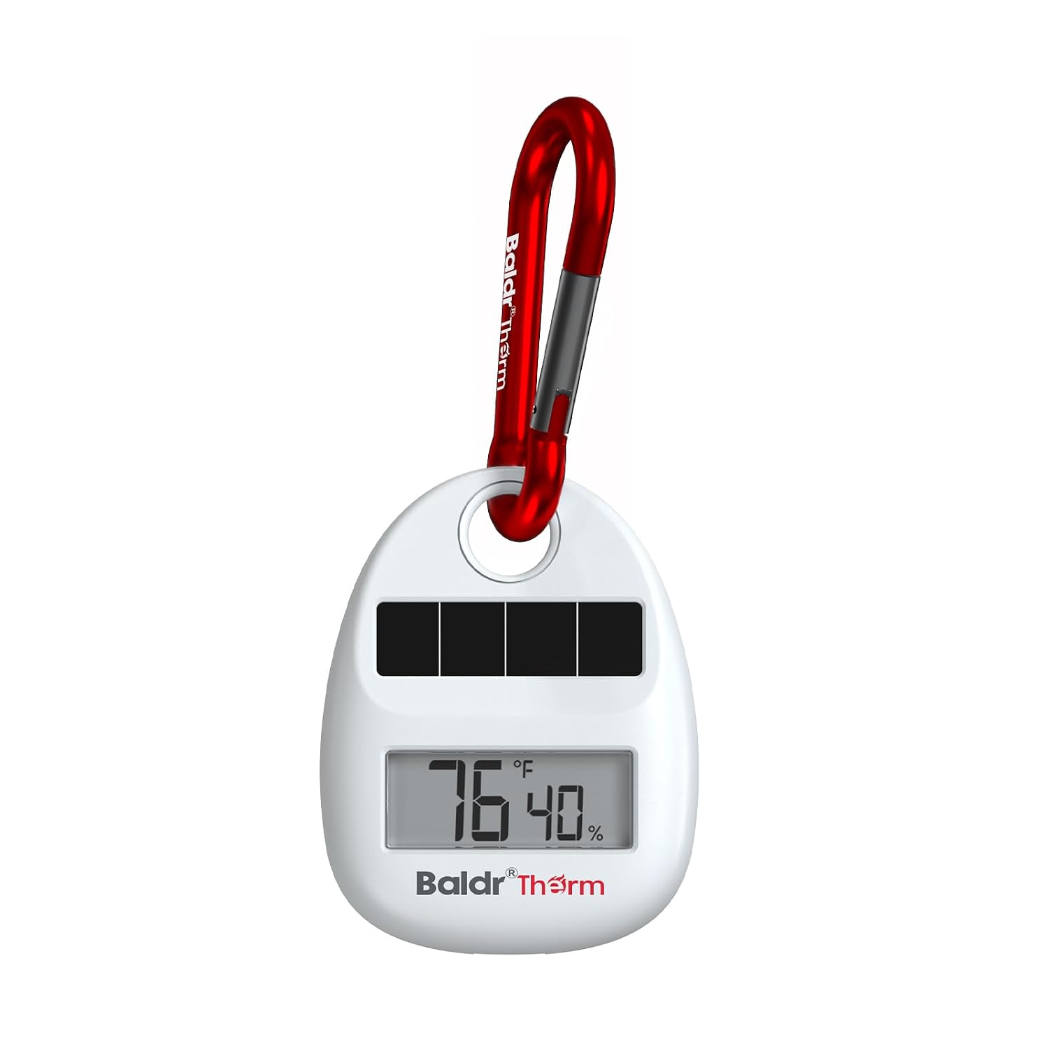 B0703TH Solar Powered Portable Thermometer Hygrometer