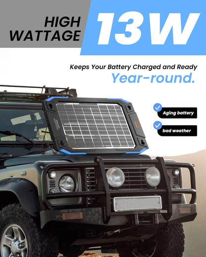 12V Solar Battery Charger