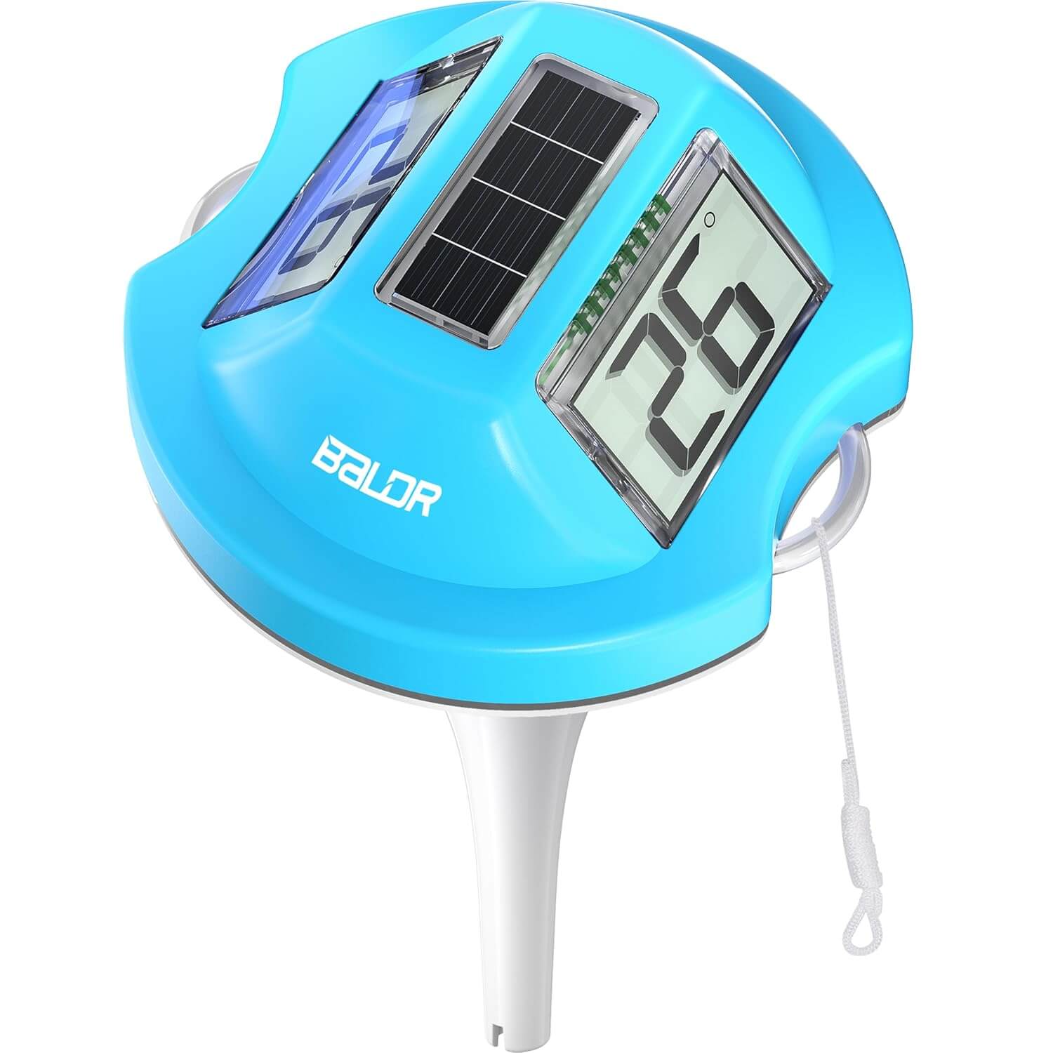 BALDR Floating Pool Thermometer – Easy Read Design (Blue)