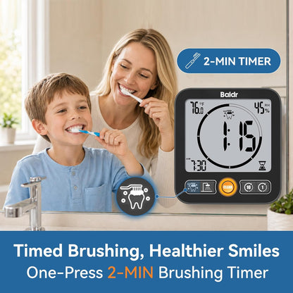 BALDR B0657STH-BL Shower Clock & Timer