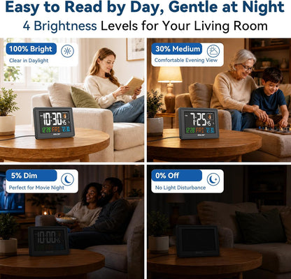 Baldr 359BT-BK Digital Clock with Bluetooth
