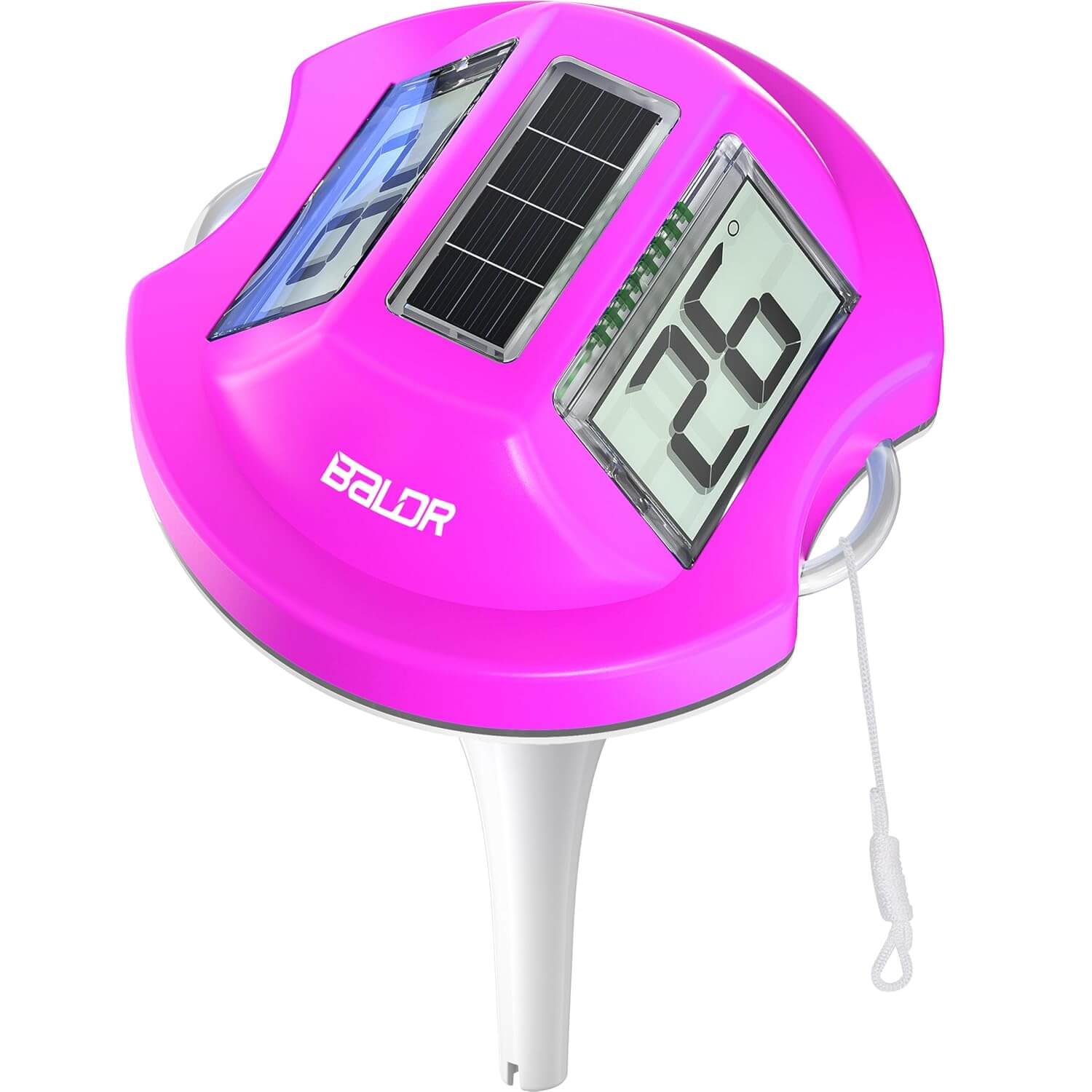 BALDR Pool Thermometer Floating Easy Read(Purple)