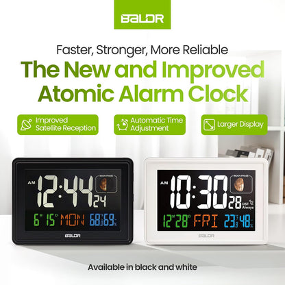 CL3592WH1 Digital Alarm Atomic Clock