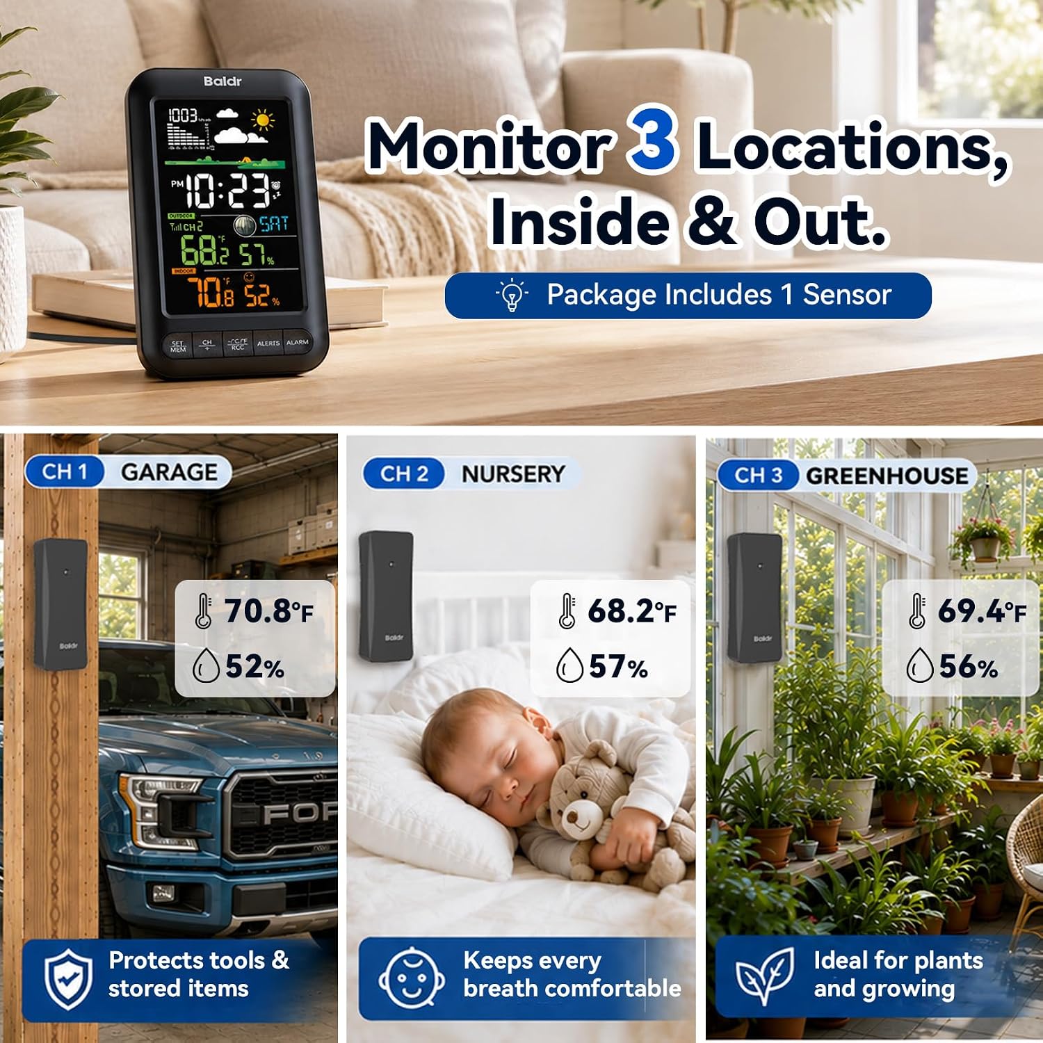 FZ-WS571-BK Wireless Weather Station