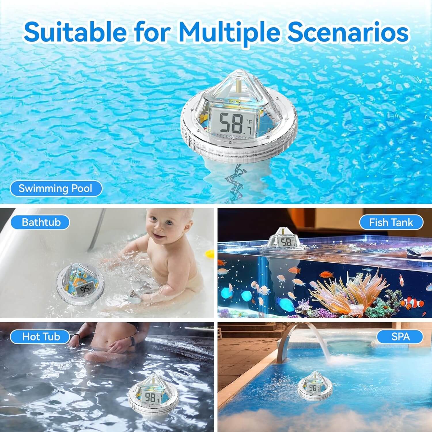 BaldrTherm Smart Pool Thermometer with WiFi Gateway Kit