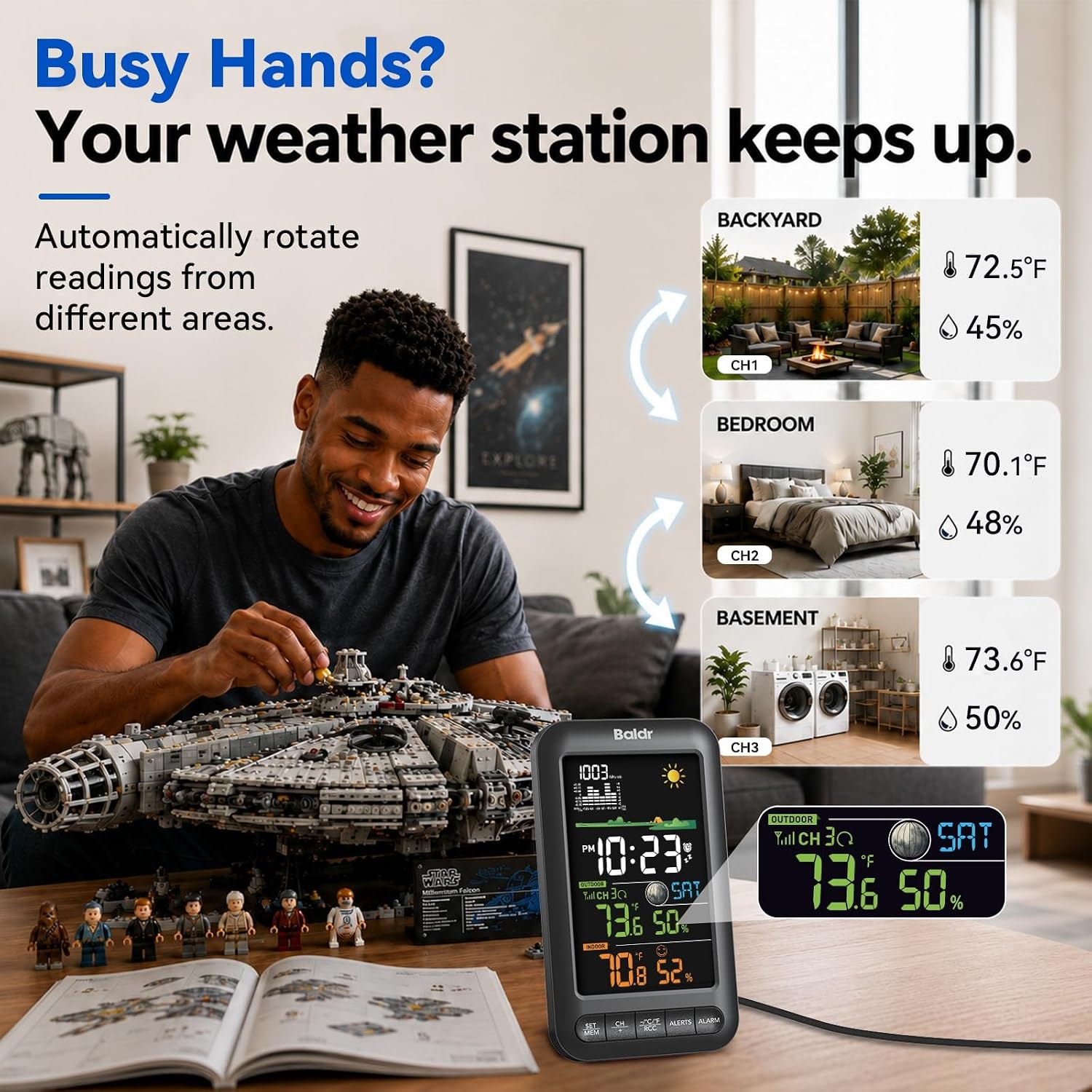 FZ-WS571-BK Wireless Weather Station
