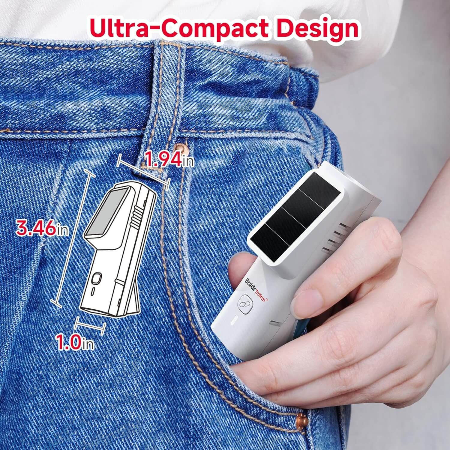 BaldrTherm Solar WiFi Hygrometer – Smart Temp & Humidity Sensor 6-Pack