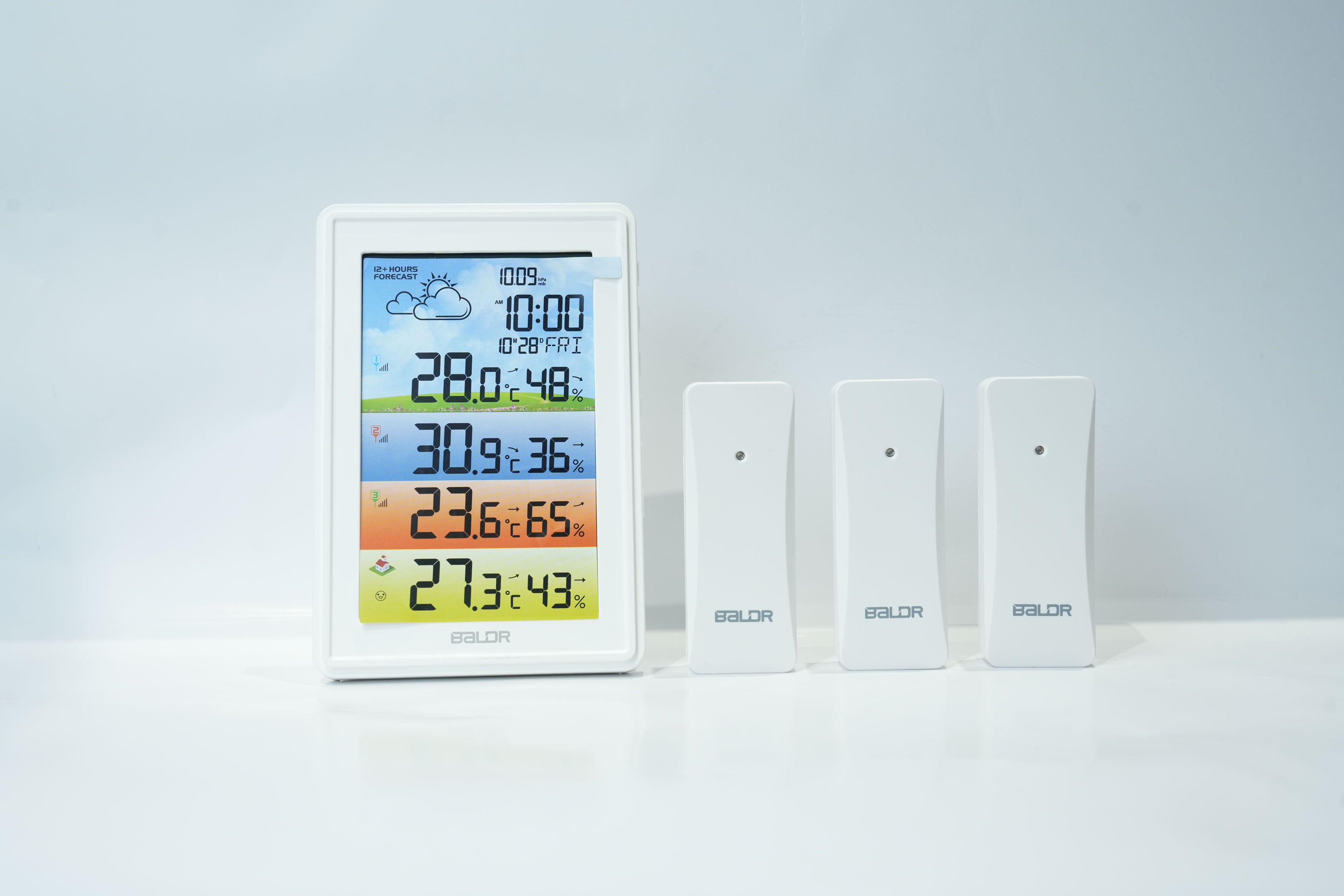 BALDR hygrometer Humidity Gauge for Baby Rooms, Bedrooms, Home, Office, and Wine Cellars, 1Pack