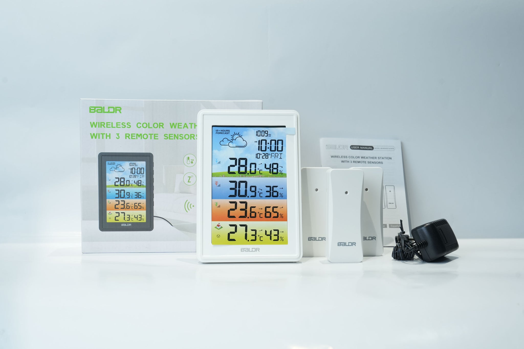 BALDR hygrometer Humidity Gauge for Baby Rooms, Bedrooms, Home, Office, and Wine Cellars, 1Pack