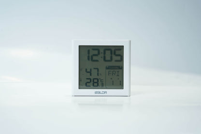 BALDR Digital Clock with Day & Date, Customizable Alarms