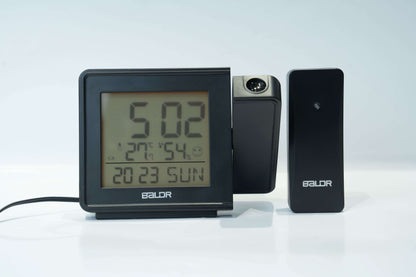 BALDR Lifetime Large Digital Clock with Day & Date, Customizable Alarms