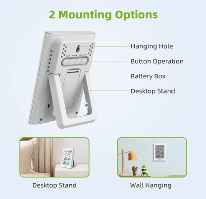 BaldrTherm Weather Station B341W – Wireless Temp & Humidity Monitor