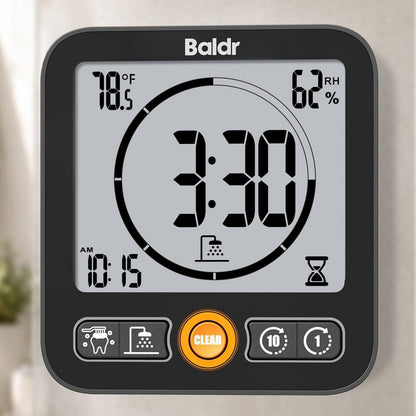 BALDR B0657STH-BL Shower Clock & Timer