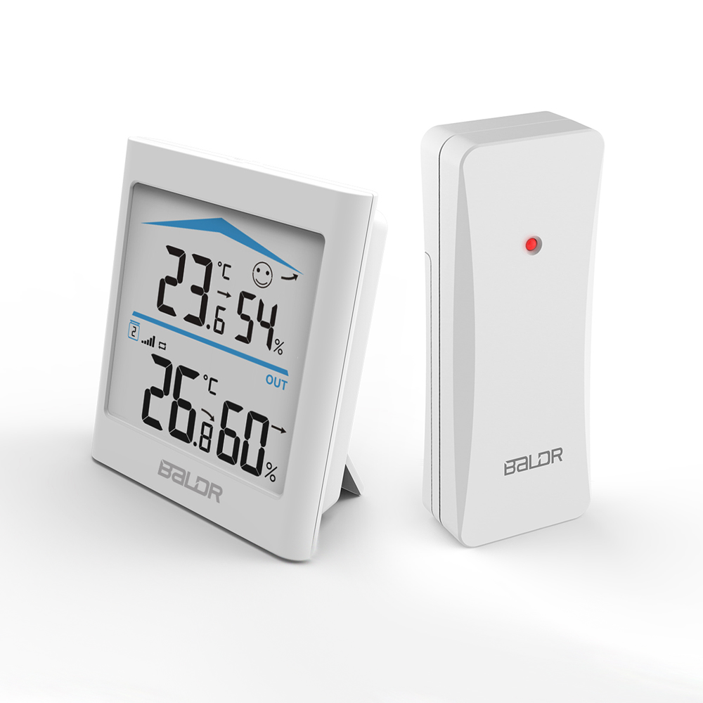 Baldr TH0119BL1 Mini Digital Hygrom Thermometer Black